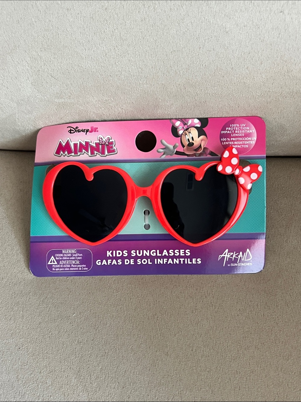 NWT Disney Minnie Heart Sunglasses for Kids  🕶️